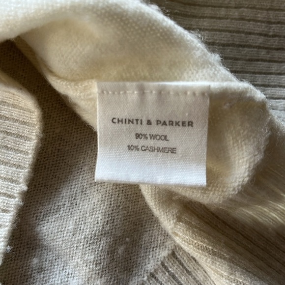 Chinti & Parker Muck Neck Wool Cashmere Sweater Size M - Picture 12 of 15